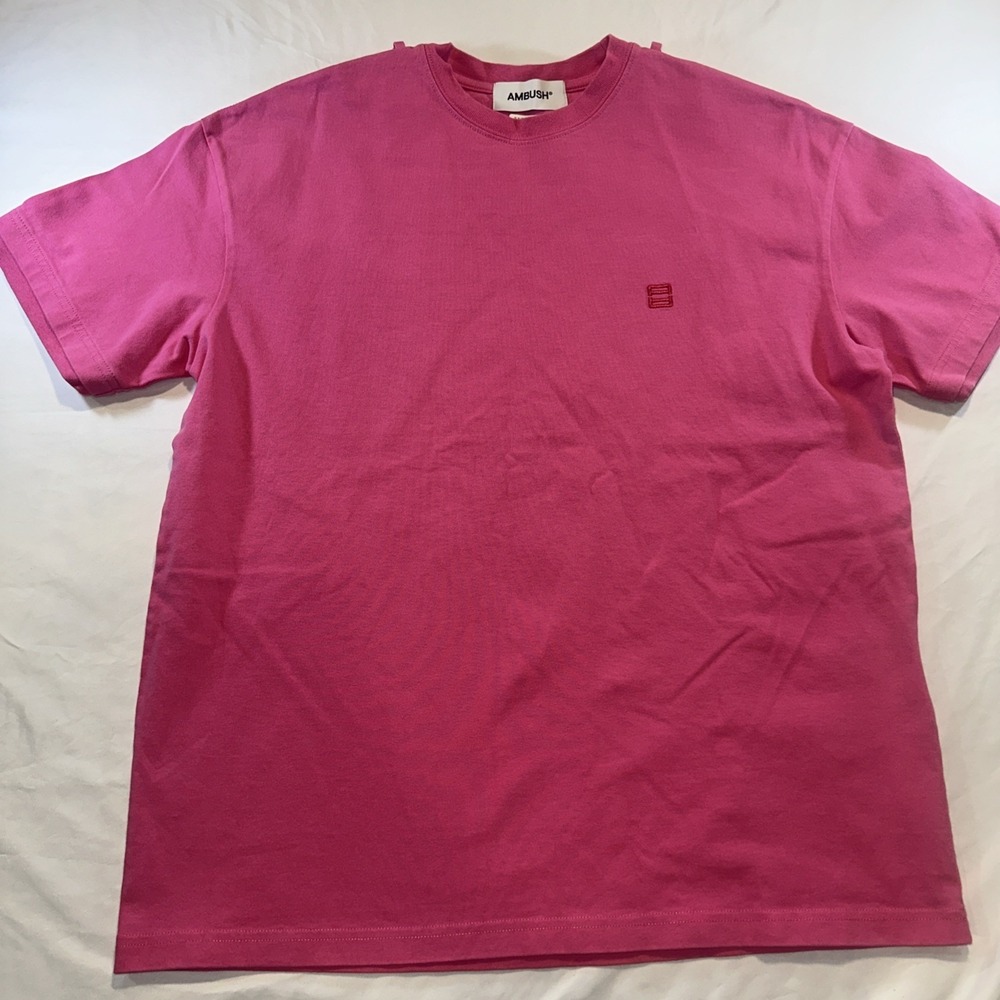 Ambush Stoppers Tee Shirt Pink Size XS Retail $250 Authentic Tag To Verify
